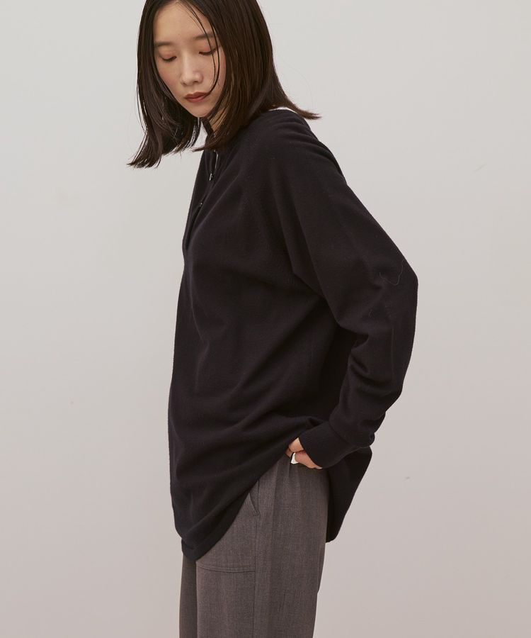 AMERICAN HOLIC「バイパチ2WAYヘンリーネックニットプルオーバー＜静電気軽減＞」|ニット・セーター|