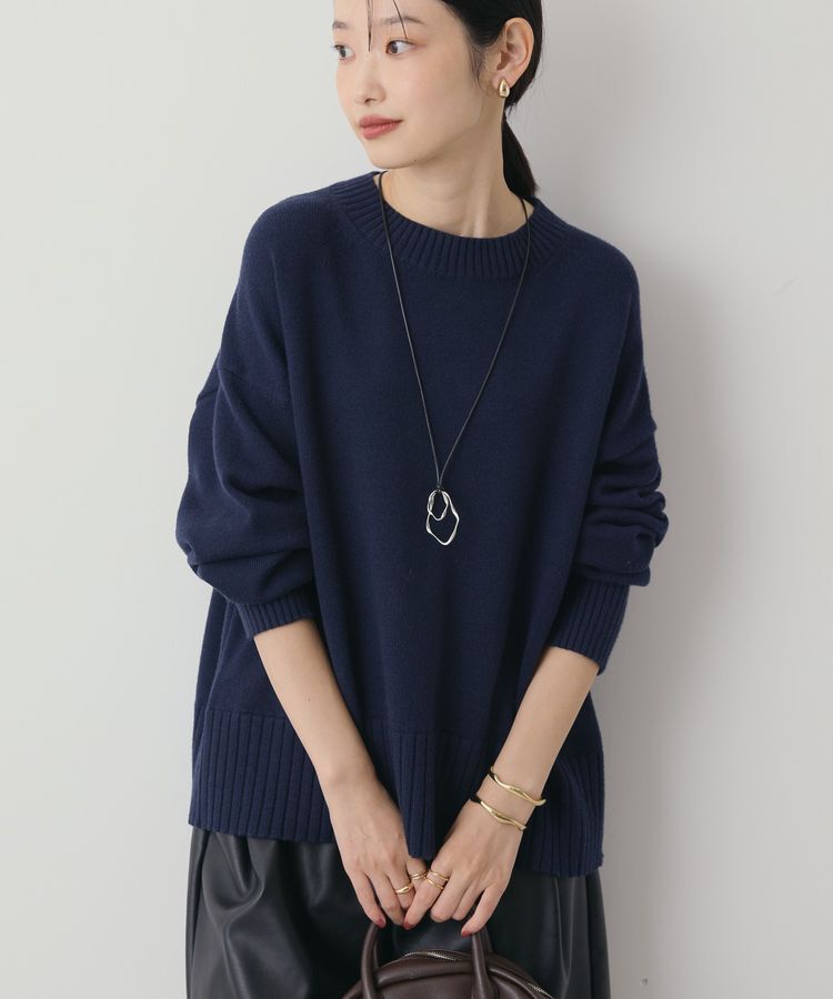 AMERICAN HOLIC「バイパチモックネックニットプルオーバー＜静電気軽減＞」|ニット・セーター|