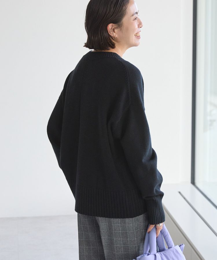 AMERICAN HOLIC「バイパチモックネックニットプルオーバー＜静電気軽減＞」|ニット・セーター|