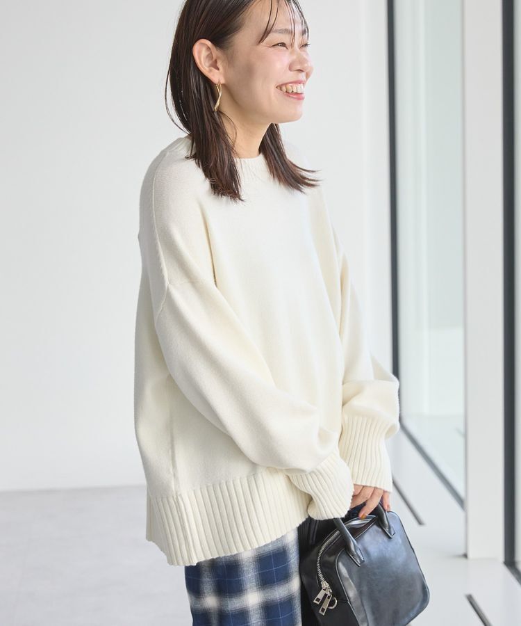 AMERICAN HOLIC「バイパチモックネックニットプルオーバー＜静電気軽減＞」|ニット・セーター|