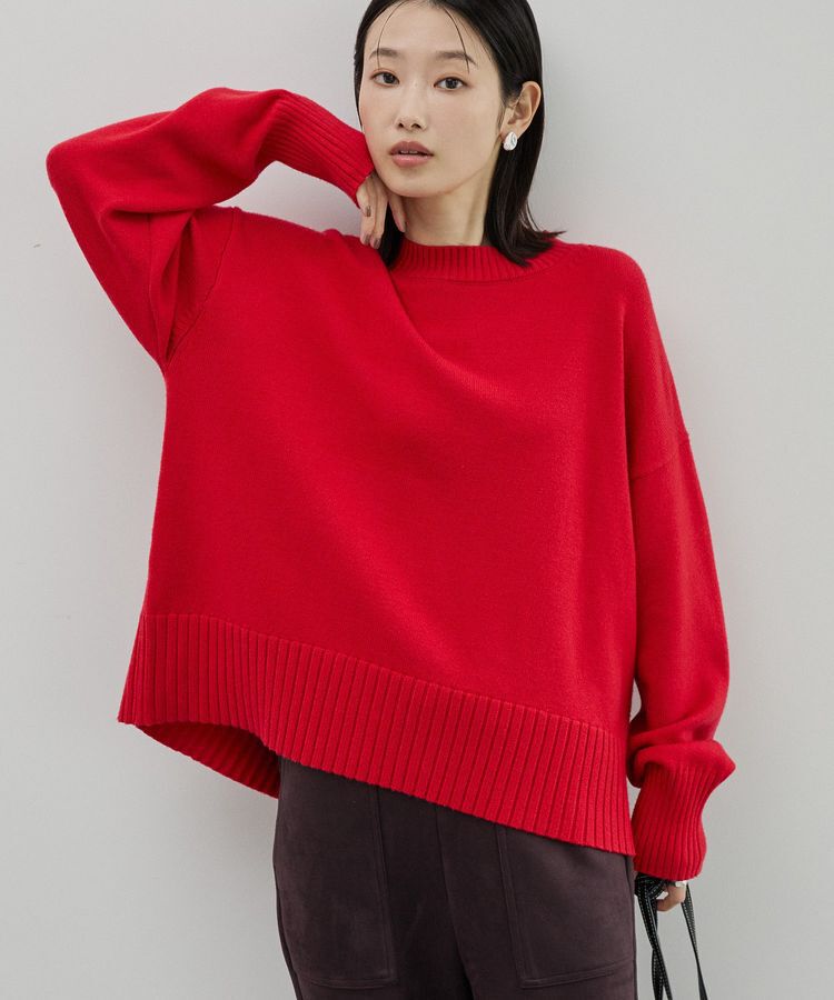 AMERICAN HOLIC「バイパチモックネックニットプルオーバー＜静電気軽減＞」|ニット・セーター|