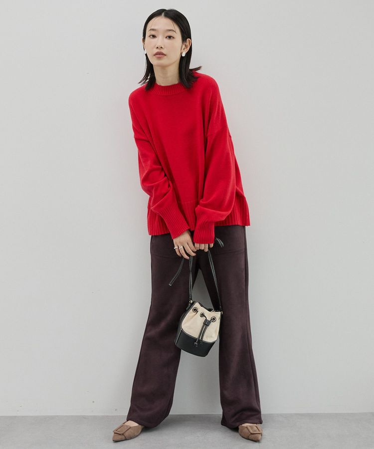 AMERICAN HOLIC「バイパチモックネックニットプルオーバー＜静電気軽減＞」|ニット・セーター|