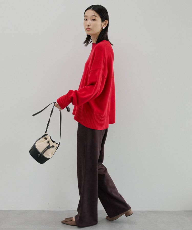 AMERICAN HOLIC「バイパチモックネックニットプルオーバー＜静電気軽減＞」|ニット・セーター|