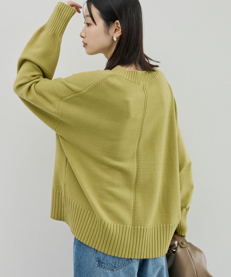 AMERICAN HOLIC「バイパチモックネックニットプルオーバー＜静電気軽減＞」|ニット・セーター|