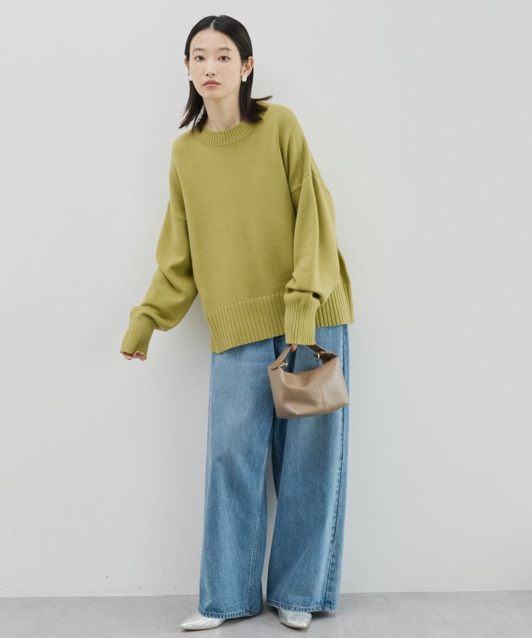 AMERICAN HOLIC「バイパチモックネックニットプルオーバー＜静電気軽減＞」|ニット・セーター|