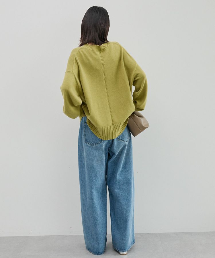 AMERICAN HOLIC「バイパチモックネックニットプルオーバー＜静電気軽減＞」|ニット・セーター|