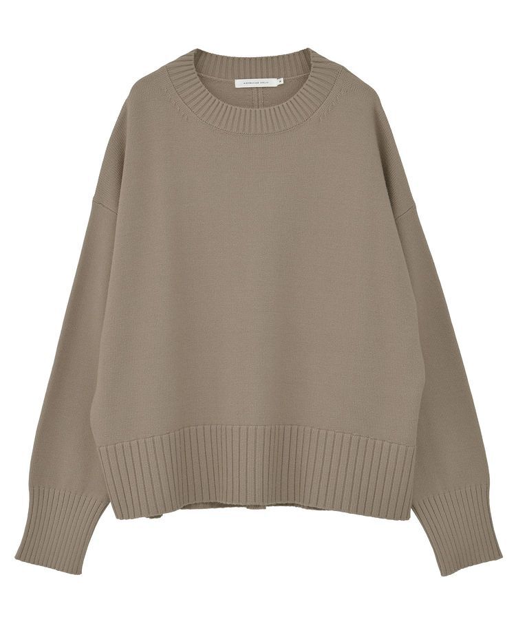 AMERICAN HOLIC「バイパチモックネックニットプルオーバー＜静電気軽減＞」|ニット・セーター|