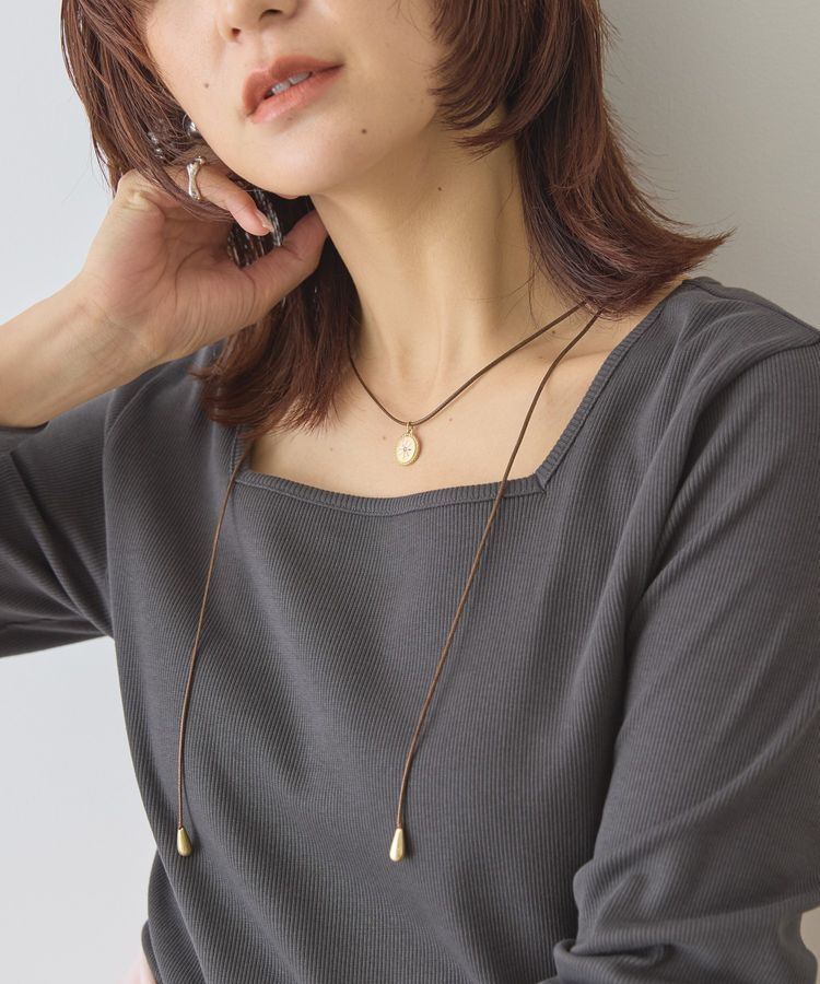 AMERICAN HOLIC「メタルトップ コードネックレス」|ネックレス|Gold