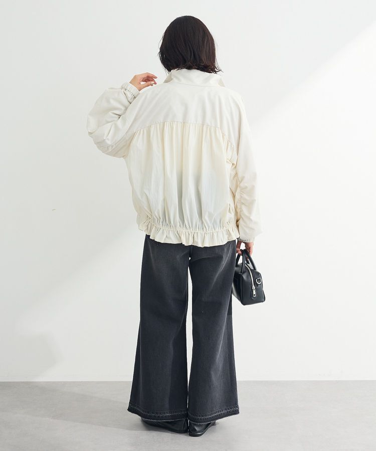 armonia「ギャザーナイロンブルゾン」|ブルゾン・スタジャン|