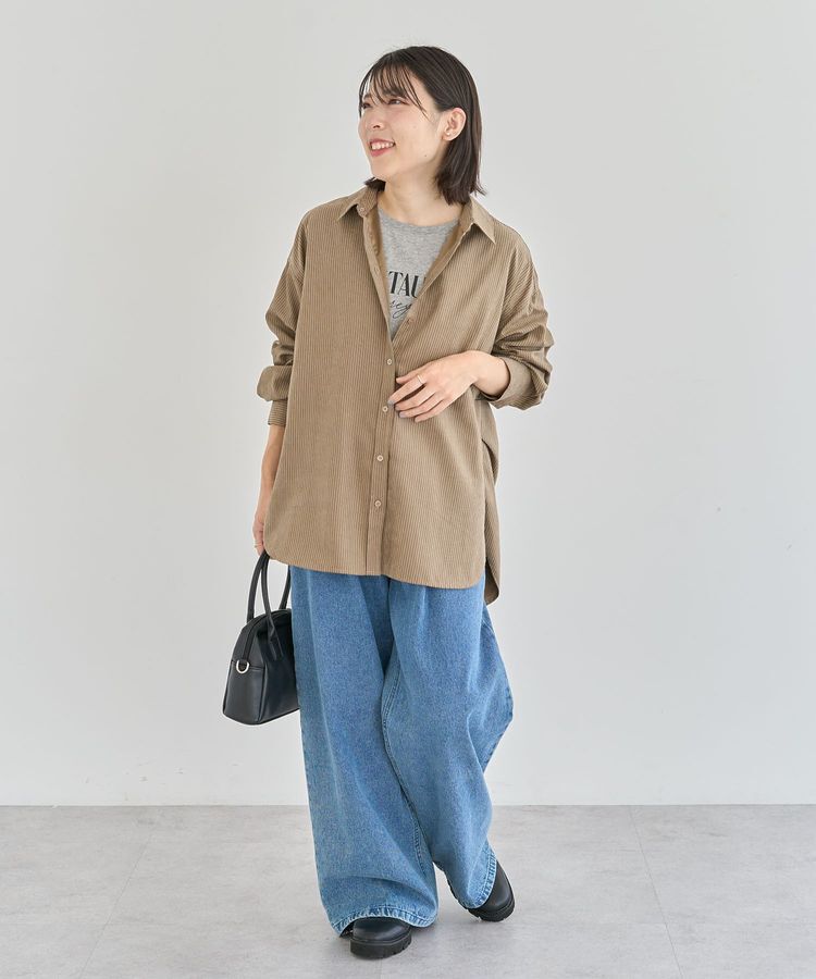 Green Parks「・SUGAR SPOON デニムワイドパンツ」|デニム|