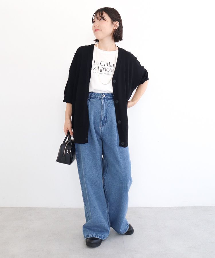 Green Parks「・SUGAR SPOON デニムワイドパンツ」|デニム|