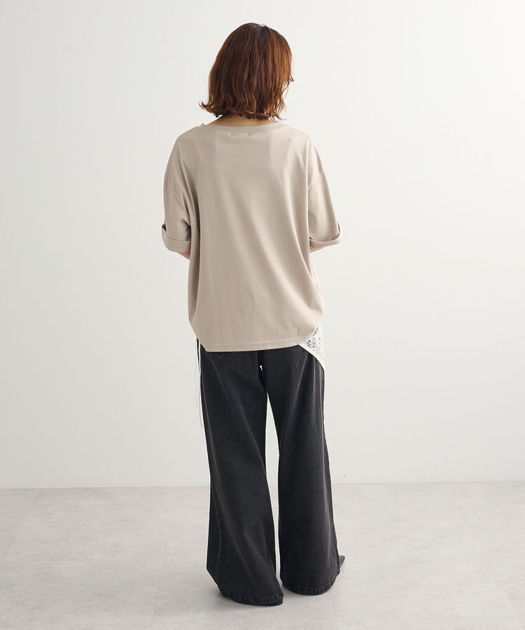 Green Parks「・SUGAR SPOON デニムワイドパンツ」|デニム|