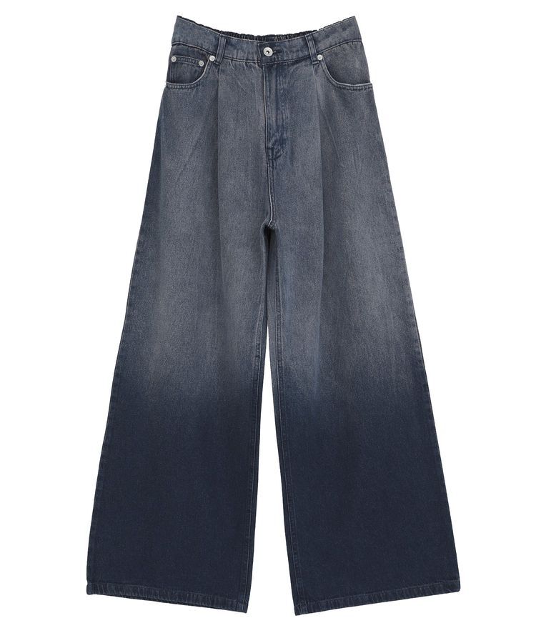 Green Parks「・SUGAR SPOON デニムワイドパンツ」|デニム|
