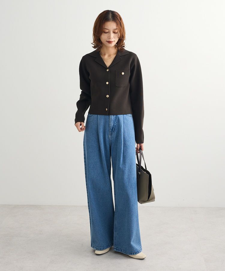 Green Parks「・SUGAR SPOON デニムワイドパンツ」|デニム|