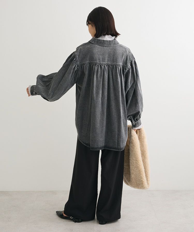 Green Parks「・SUGAR SPOON ボリュームスリーブデニムシャツ」|シャツ・ブラウス|