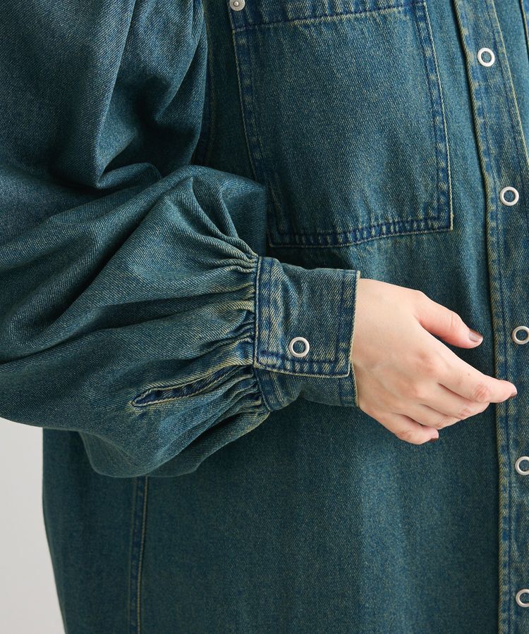 Green Parks「・SUGAR SPOON ボリュームスリーブデニムシャツ」|シャツ・ブラウス|