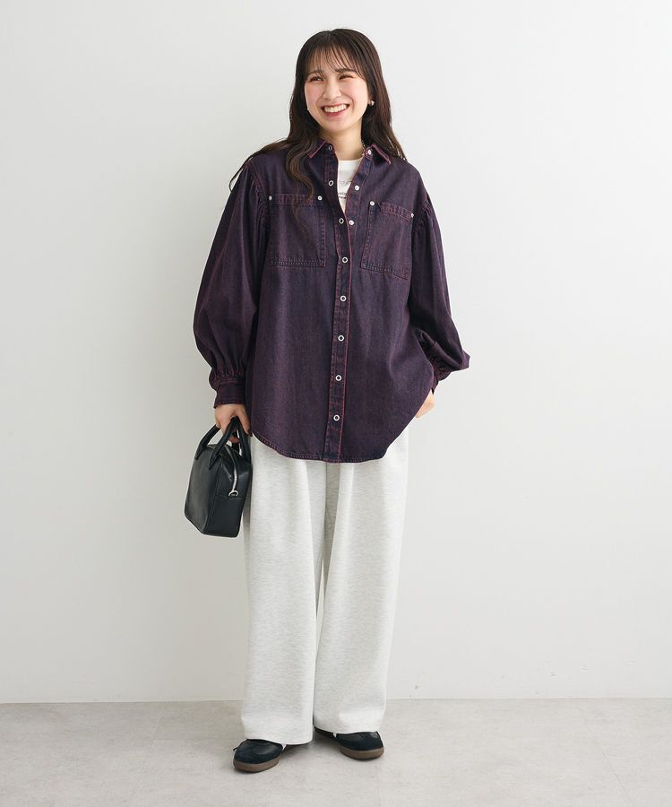 Green Parks「・SUGAR SPOON ボリュームスリーブデニムシャツ」|シャツ・ブラウス|