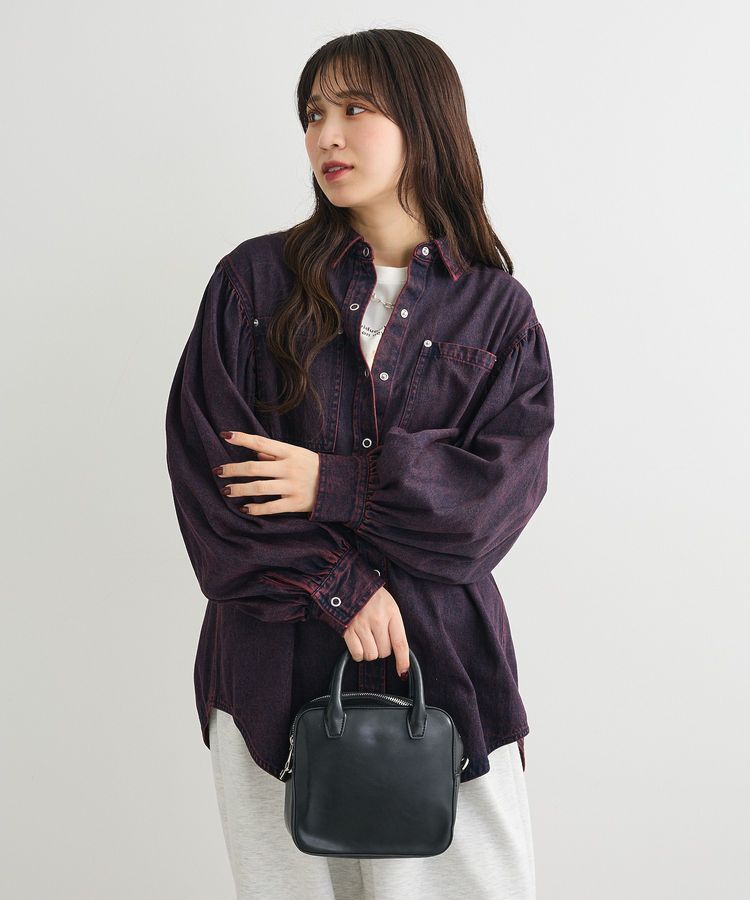 Green Parks「・SUGAR SPOON ボリュームスリーブデニムシャツ」|シャツ・ブラウス|