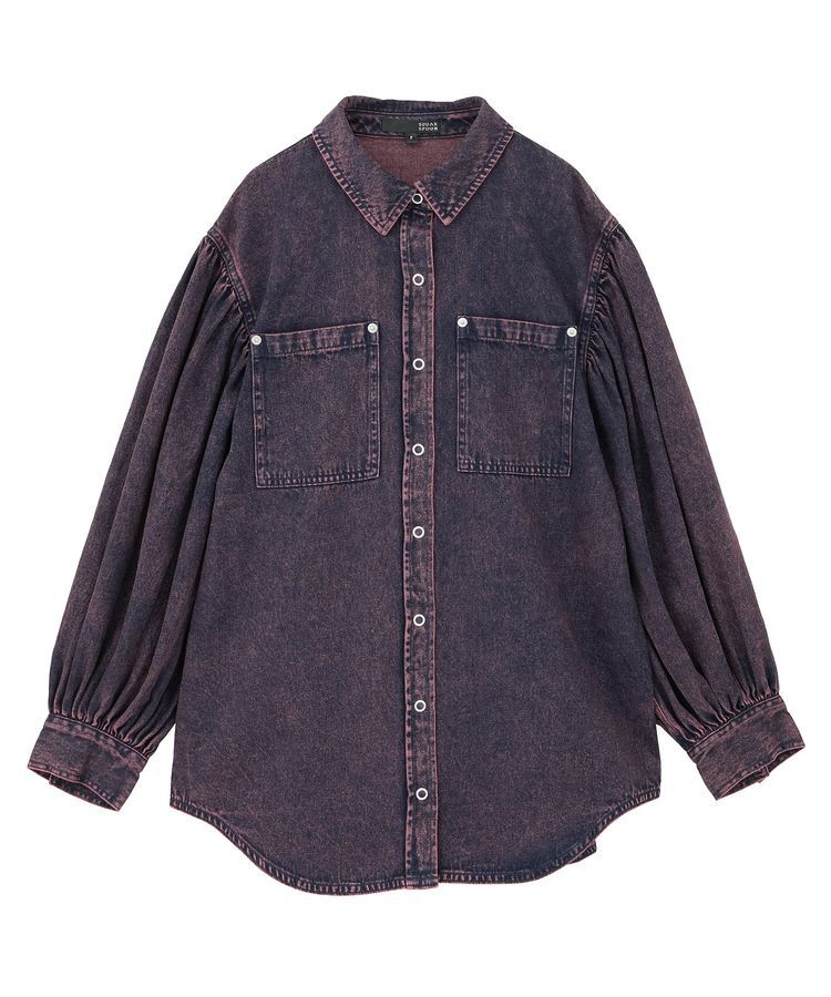 Green Parks「・SUGAR SPOON ボリュームスリーブデニムシャツ」|シャツ・ブラウス|