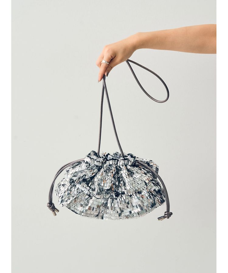 YECCA VECCA「【CASSELINI】フリルスパンコールバッグ」|その他|