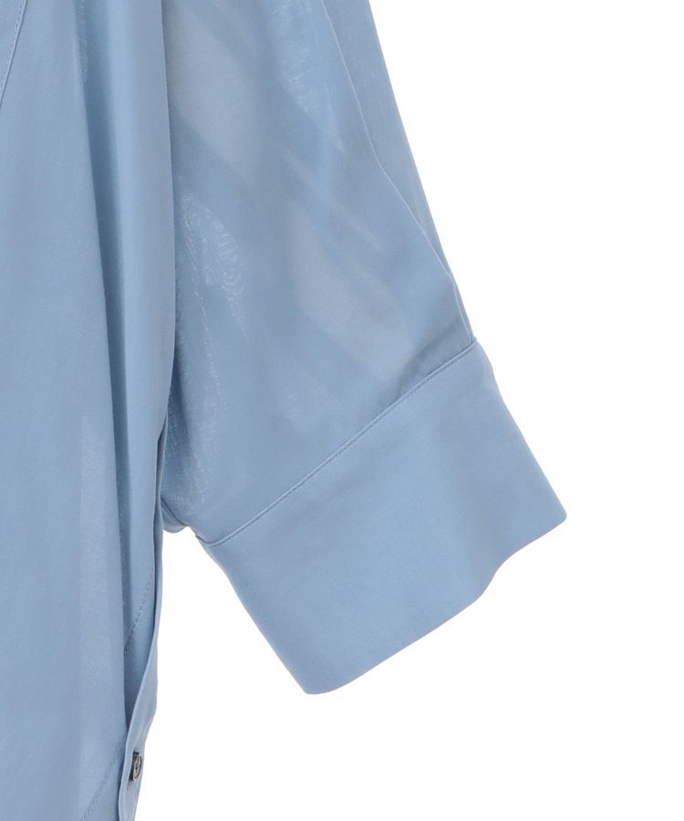 Editt by YECCA VECCA「リブMIXシアースリットオーバーシャツ」|シャツ・ブラウス|