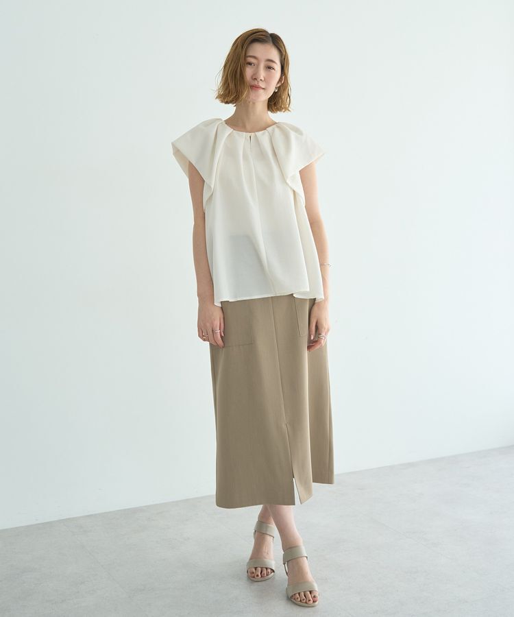 YECCA VECCA「フレアブラウス」|シャツ・ブラウス|