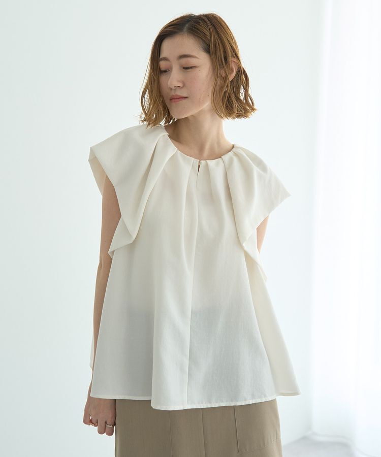 YECCA VECCA「フレアブラウス」|シャツ・ブラウス|