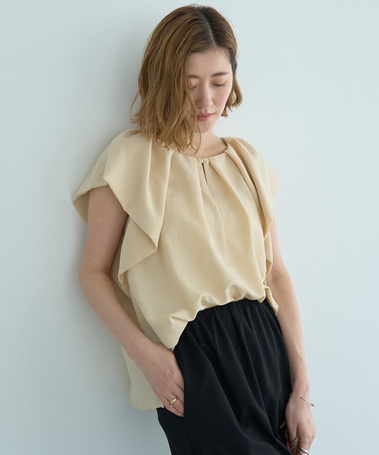 YECCA VECCA「フレアブラウス」|シャツ・ブラウス|
