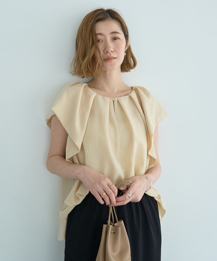 YECCA VECCA「フレアブラウス」|シャツ・ブラウス|