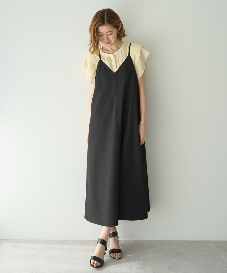 YECCA VECCA「2wayレースアップキャミワンピース」|ワンピース|Black