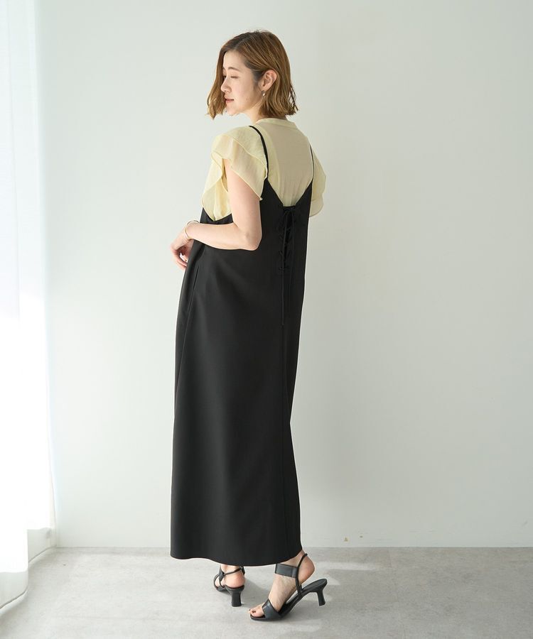 YECCA VECCA「2wayレースアップキャミワンピース」|ワンピース|
