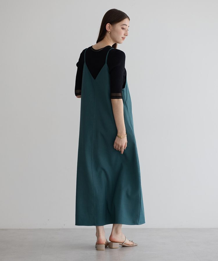 YECCA VECCA「2wayレースアップキャミワンピース」|ワンピース|