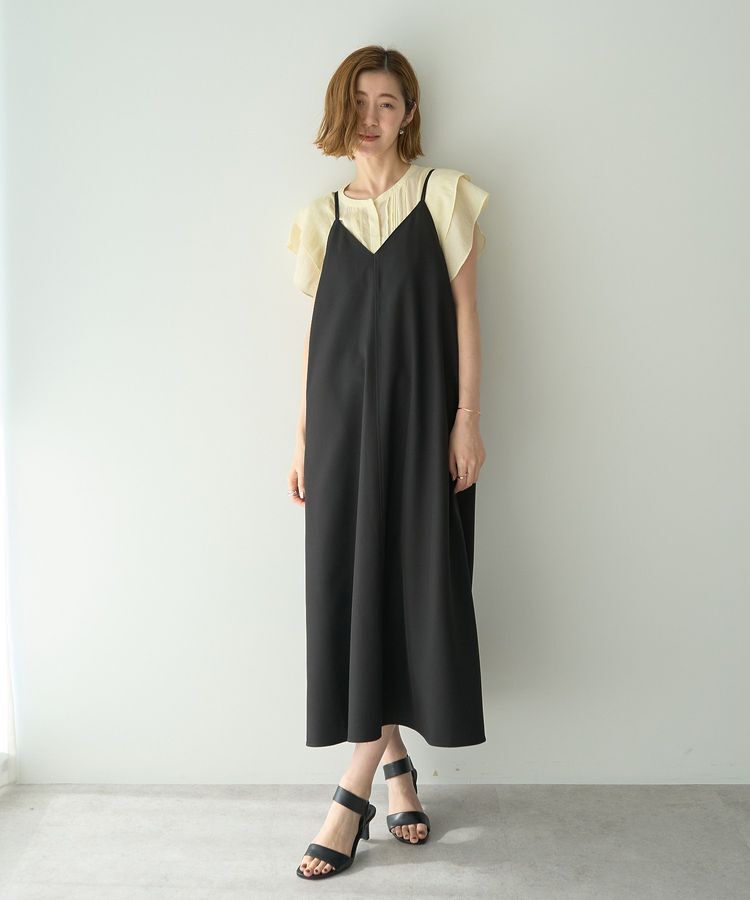 YECCA VECCA「2wayレースアップキャミワンピース」|ワンピース|