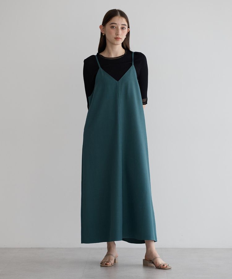 YECCA VECCA「2wayレースアップキャミワンピース」|ワンピース|