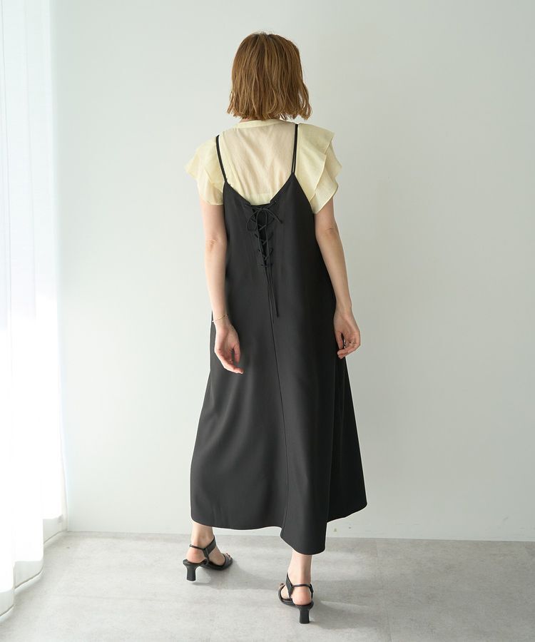 YECCA VECCA「2wayレースアップキャミワンピース」|ワンピース|