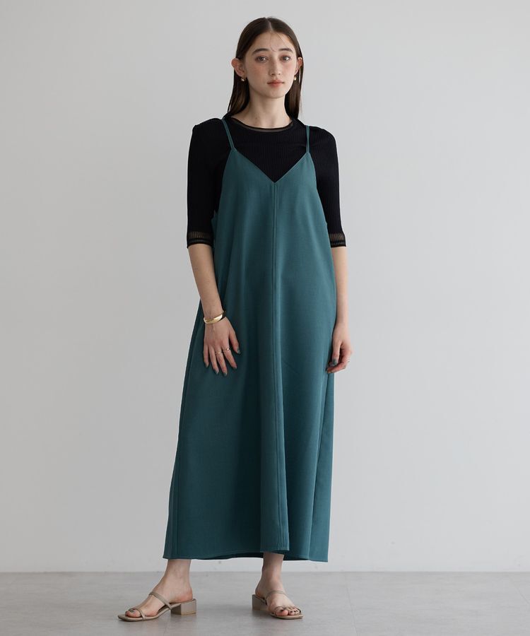 YECCA VECCA「2wayレースアップキャミワンピース」|ワンピース|