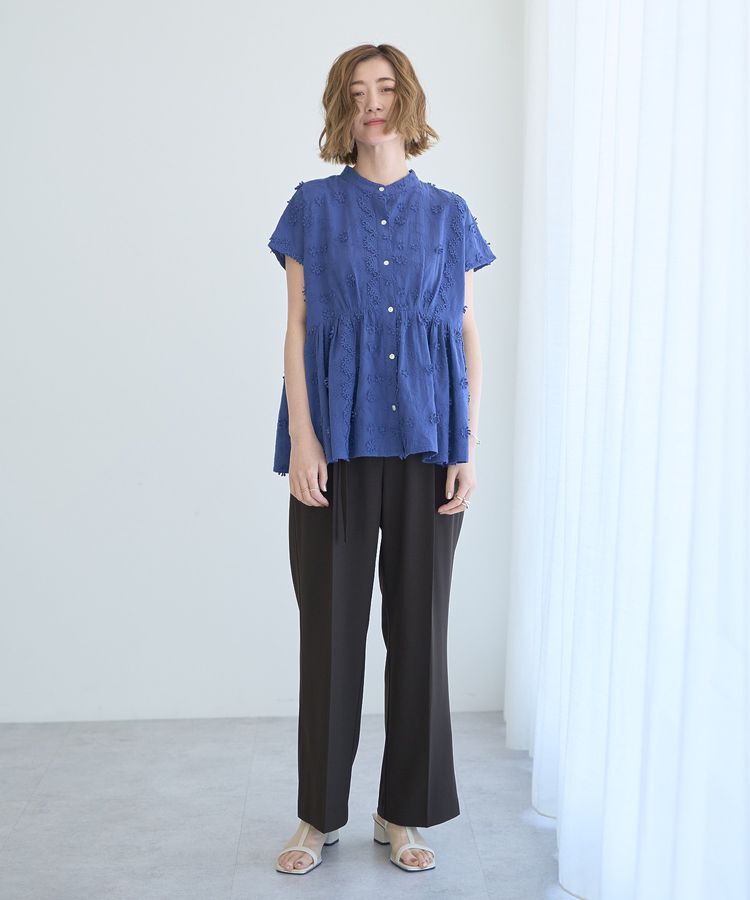 YECCA VECCA「3Dフラワーエンブロイダリーブラウス」|シャツ・ブラウス|