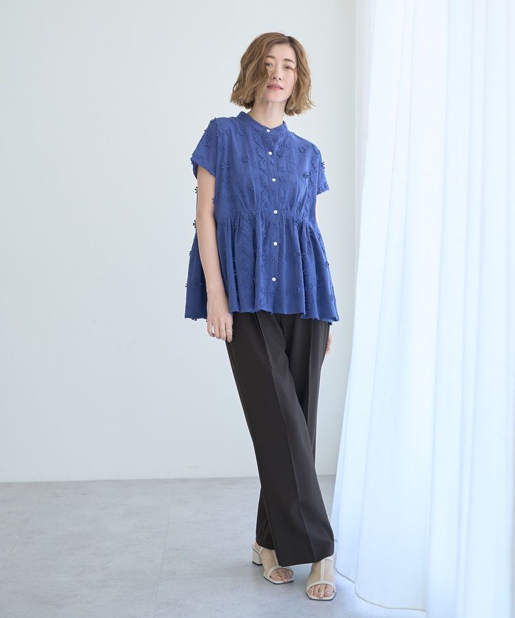 YECCA VECCA「3Dフラワーエンブロイダリーブラウス」|シャツ・ブラウス|