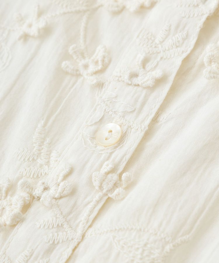 YECCA VECCA「3Dフラワーエンブロイダリーブラウス」|シャツ・ブラウス|