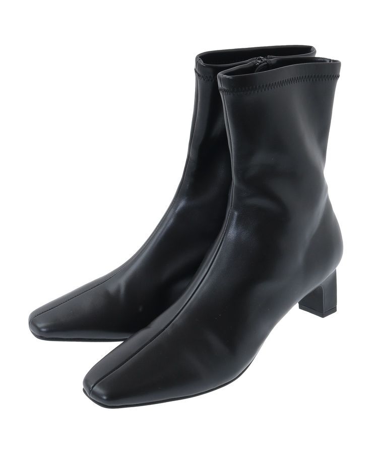 YECCA VECCA「ストレッチミドルブーツ」|ショートブーツ|