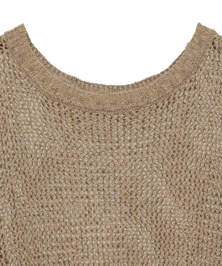 Editt by YECCA VECCA「スラブメッシュルーズニット」|ニット・セーター|