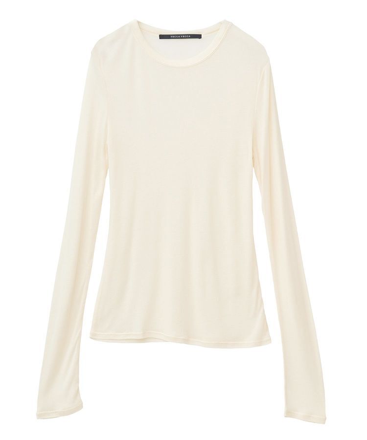 YECCA VECCA「クルーネックシアーインナー」|インナー|