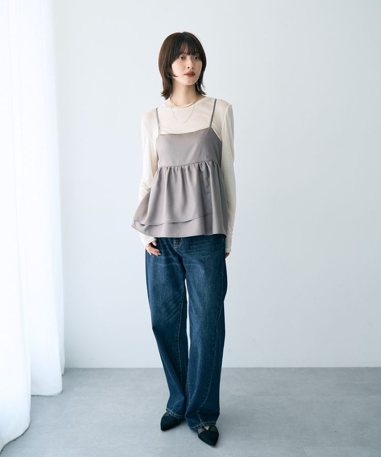 YECCA VECCA「クルーネックシアーインナー」|インナー|