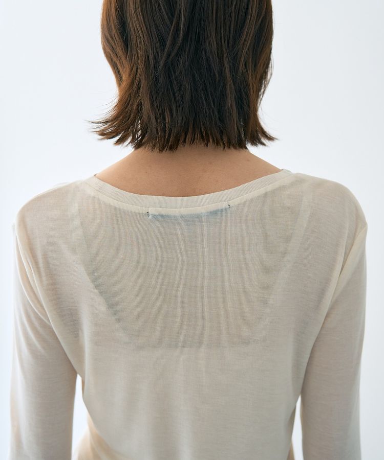 YECCA VECCA「クルーネックシアーインナー」|インナー|