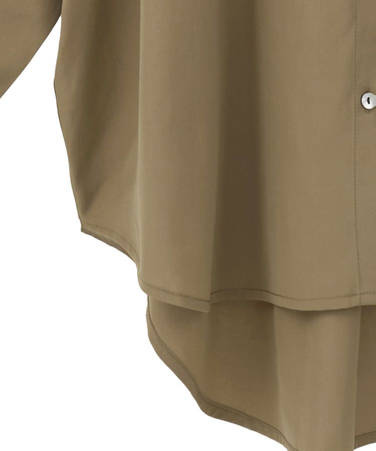 YECCA VECCA「バックギャザーロングシャツ」|シャツ・ブラウス|