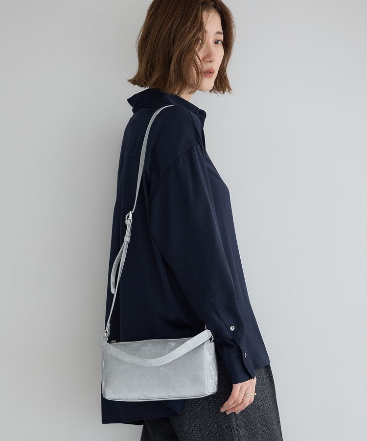 YECCA VECCA「ヴィンテージサテンシャツ」|シャツ・ブラウス|