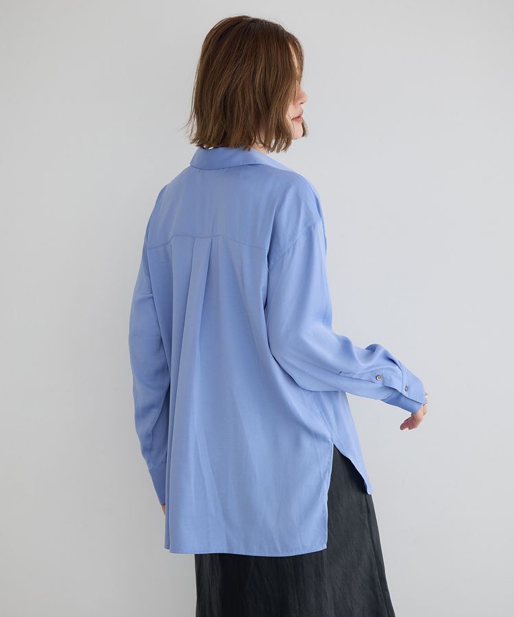 YECCA VECCA「ヴィンテージサテンシャツ」|シャツ・ブラウス|