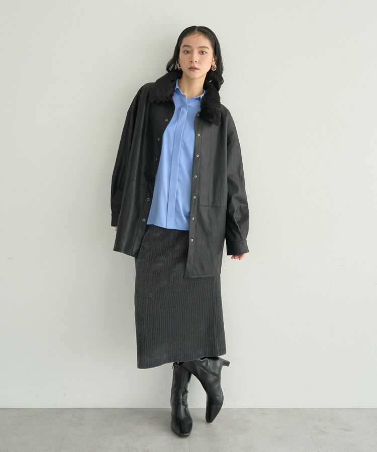 YECCA VECCA「ヴィンテージサテンシャツ」|シャツ・ブラウス|