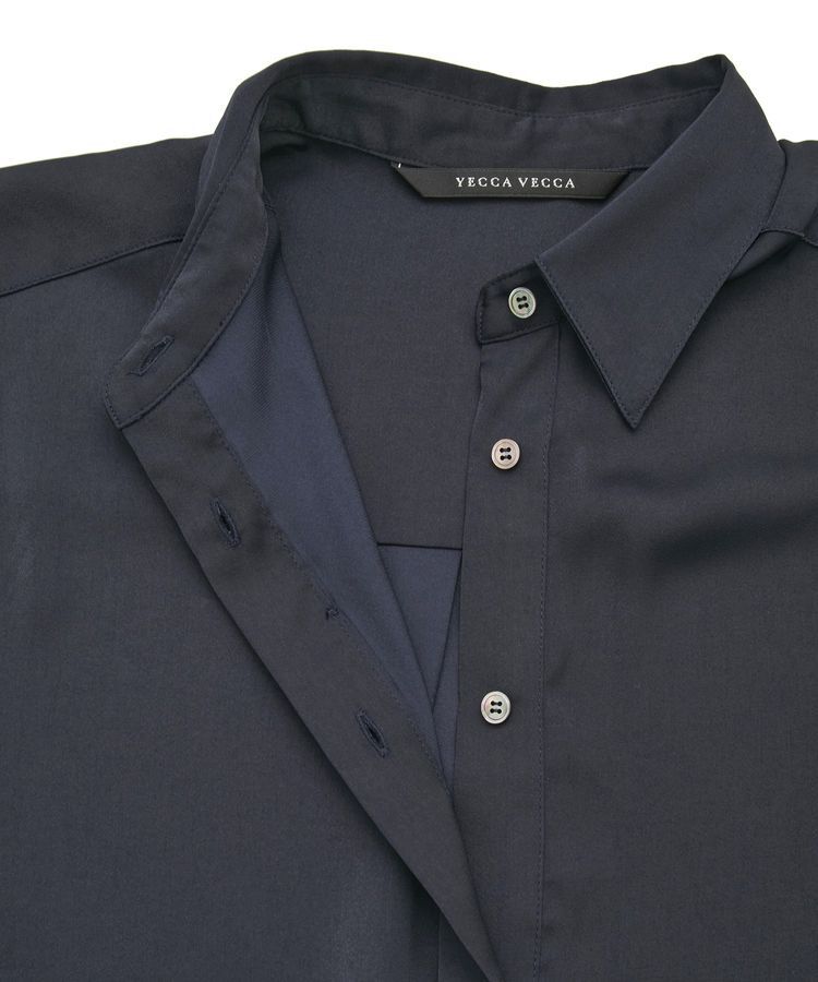 YECCA VECCA「ヴィンテージサテンシャツ」|シャツ・ブラウス|