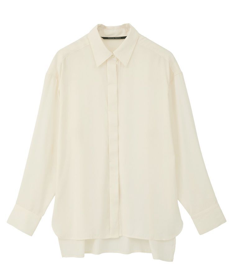 YECCA VECCA「ヴィンテージサテンシャツ」|シャツ・ブラウス|